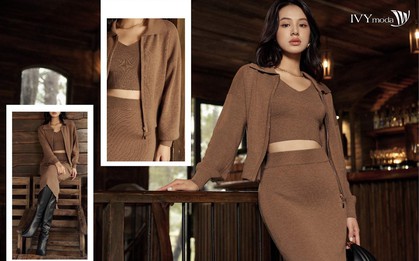 IVY moda giúp mùa đông thêm ấm áp với kiệt tác khâu tay 100% len lông cừu Merino