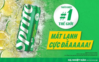 SPRITE nhận chứng nhận số 1 thế giới về nước giải khát có ga hương chanh