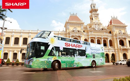 Sharp mang đến “Chuyến xe tươi mood” và hàng loạt hoạt động tươi vui giữa ngày hè 40 độ