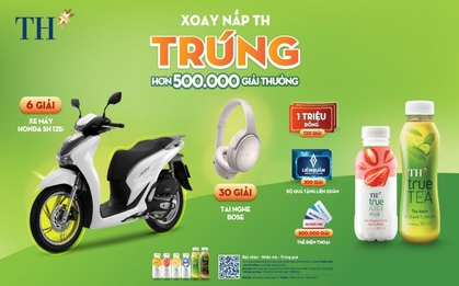 Lộ diện chủ nhân đầu tiên của xe máy Honda SH 125i trong chương trình Xoay nắp TH - Trúng hơn 500.000 giải thưởng