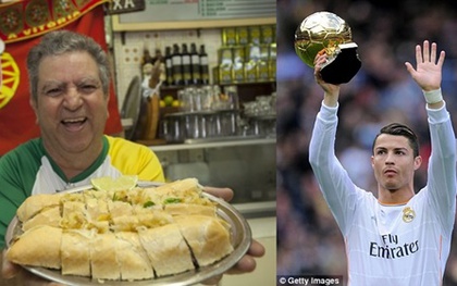 Cristiano Ronaldo được vinh danh bằng... bánh mì