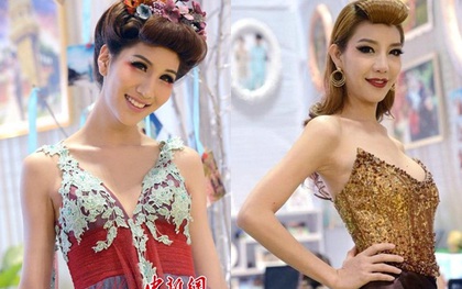 Người mẫu chuyển giới Thái Lan gây sốt tại Trùng Khánh