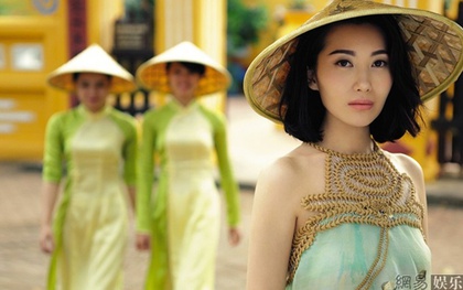 Chị dâu Chương Tử Di đẹp dịu dàng trong bộ ảnh tại Việt Nam
