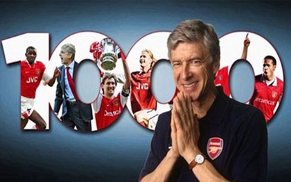 Arsenal ra mắt ứng dụng kỷ niệm 1000 trận Wenger dẫn dắt Pháo thủ