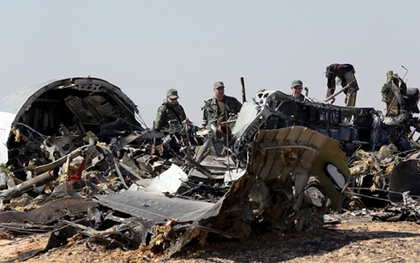 Nga tuyên bố máy bay rơi ở Ai Cập do bom khủng bố
