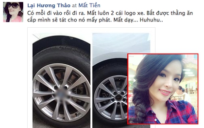Lại Hương Thảo mất bình tĩnh trên Facebook vì bị mất trộm