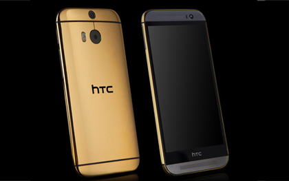 HTC One M8 mạ vàng xuất hiện với giá hơn 2.500 USD