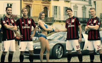 Dàn sao AC Milan cùng người đẹp bikini bắt cướp đầy kịch tính