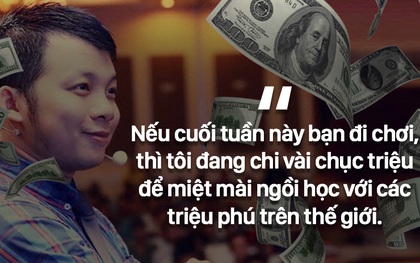 Thủ lĩnh nhóm "tuyên bố mục tiêu" ở phố đi bộ: "Tôi chi vài chục triệu để học với các triệu phú trên thế giới"