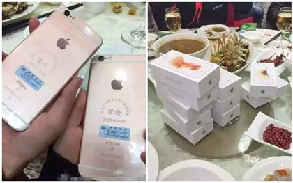 "Bạn cùng lớp người ta" tặng mỗi người một điện thoại iPhone 6S làm quà kỉ niệm họp lớp