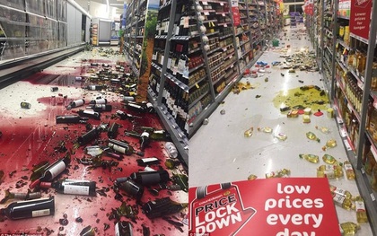 Những hình ảnh đổ vỡ ngổn ngang sau trận động đất 7,8 độ Richter ở New Zealand