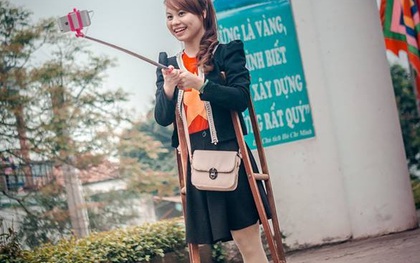 Nụ cười tươi của cô gái một chân này sẽ khiến bạn tin cuộc đời còn rất nhiều điều thật đẹp!