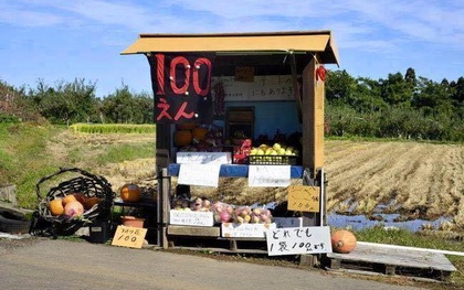 Những quầy hàng không người bán độc đáo của nước Nhật