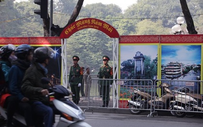Hà Nội: Trận địa pháo hoa được bảo vệ nghiêm ngặt trước giờ G