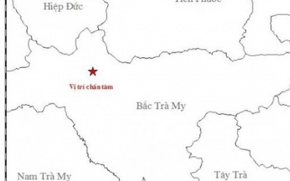Quảng Nam: Động đất 3,2 độ richter trong đêm