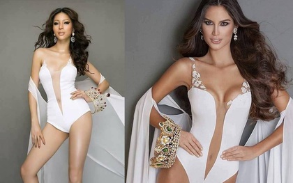 Đại diện Việt Nam tại Hoa hậu Siêu quốc gia bị bóc bắt chước giống hệt Miss Grand Venezuela