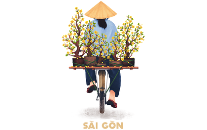 Bộ tranh "Sài Gòn sau vai": Khi Sài Gòn thu bé lại chỉ bằng vài bờ vai!