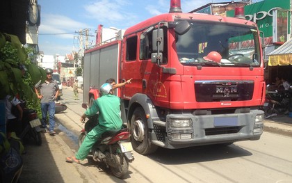 TP. HCM: Va chạm với xe cứu hỏa, người đàn ông tử vong