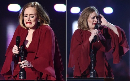 Adele khóc méo xệu cả mặt và văng tục khi nhận tận 4 giải tại BRIT Awards