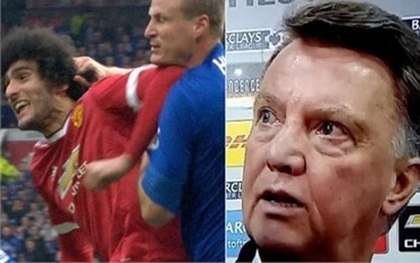 Van Gaal túm tóc phóng viên, minh oan cho học trò