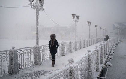 Thị trấn lạnh nhất thế giới có người sinh sống với nhiệt độ có lúc xuống tới -67 độ C