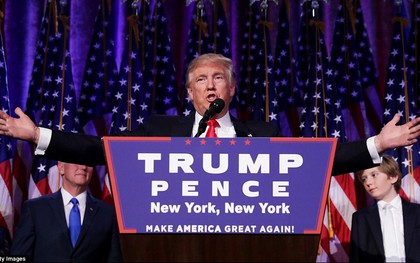 Tân Tổng thống Donald Trump phát biểu kêu gọi toàn dân đoàn kết