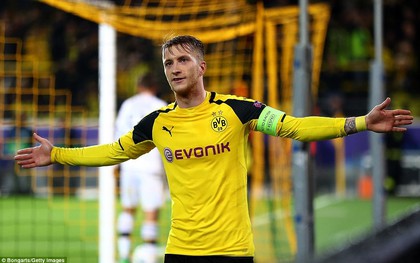 "Trai đẹp" Marco Reus lập hat-trick trong trận đấu đi vào lịch sử Champions League