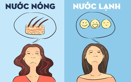 Nên gội đầu bằng nước nóng hay nước lạnh để vừa tốt cho sức khoẻ vừa đẹp tóc