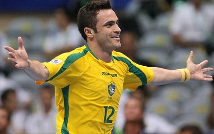 Huyền thoại futsal Falcao lập hat-trick trong chiến thắng 15-3 của Brazil