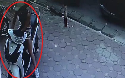 Cận cảnh "hot girl chân dài" trộm xe SH nhanh trong tích tắc