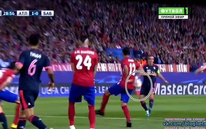 Bayern mất trắng một quả phạt đền trong trận thua Atletico