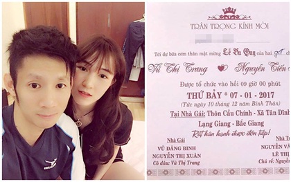 Hé lộ ngày cưới của cặp đôi cầu lông Nguyễn Tiến Minh - Vũ Thị Trang