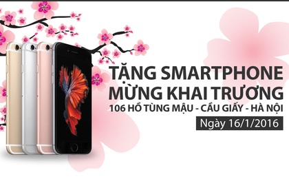 TechOne tặng smartphone mừng khai trương showroom Hồ Tùng Mậu