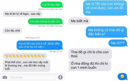 Bố mẹ sẽ phản ứng thế nào nếu bạn nhắn tin: "Tết này con không về"?