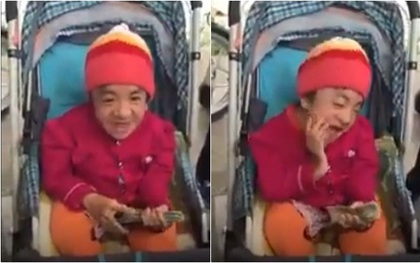 Clip: Cô bé ngồi xe lăn nói chuyện cực duyên khiến dân mạng đổ gục