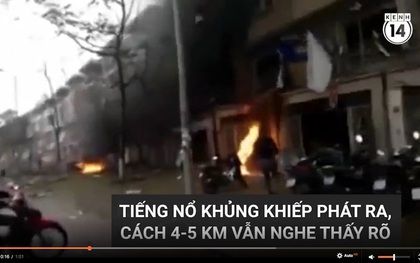 Clip toàn cảnh vụ nổ kinh hoàng ở khu đô thị Văn Phú - Hà Đông