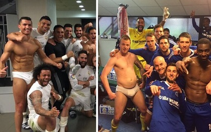Khoảnh khắc Ronaldo trút bỏ xiêm y ăn mừng lại bị đem ra làm trò cười