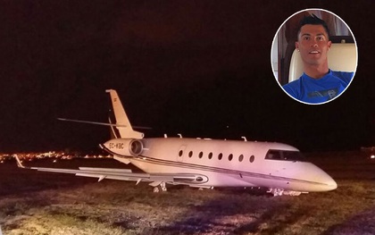 Máy bay riêng của Ronaldo gặp tai nạn ở Barcelona