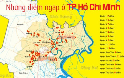 Đi đường Sài Gòn khi mưa lớn nhớ kỹ 66 điểm này