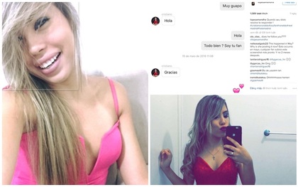 Fan nữ tuổi teen phát cuồng vì được Ronaldo trả lời tin nhắn