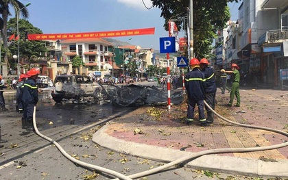 Vụ nổ xe taxi ở Quảng Ninh: Do nợ nần, cô đơn, khách ôm mìn tự sát
