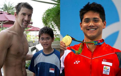 Schooling: Từ cậu bé bẽn lẽn bên thần tượng tới người đánh bại "siêu kình ngư" Michael Phelps tại Olympic Rio