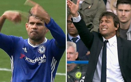 Diego Costa đòi xin ra nghỉ, nhưng bị HLV Conte ép đá đủ 90 phút