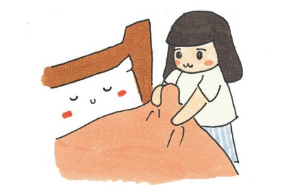 Nghệ thuật giặt chăn với nilon màu đen giúp chăn khô nhanh trong "chớp mắt"