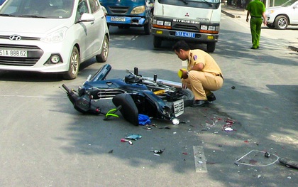 TP. HCM: Ngã ra đường sau va chạm, nam thanh niên bị xe tải cán nát chân