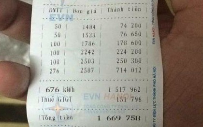 Choáng váng vì tiền điện tăng sốc
