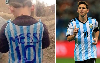 Messi hẹn gặp cậu bé nghèo lấy túi nilon làm áo đấu của thần tượng