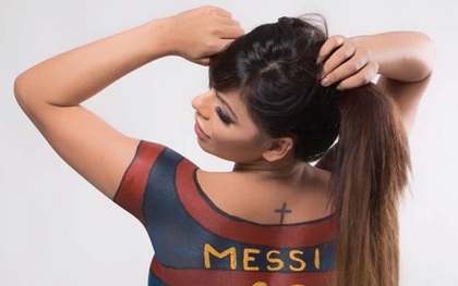 Miss Bum Bum 2015 thể hiện tình yêu cuồng nhiệt với Messi