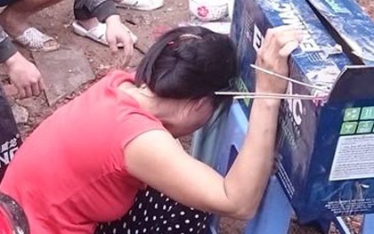 Vợ người đàn ông cưa phế liệu khóc ngất bên những phần thi thể còn lại của chồng