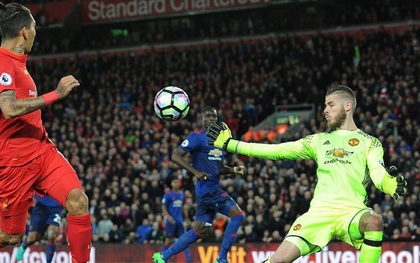 De Gea tỏa sáng giúp Man Utd rời "hiểm địa" Anfield với 1 điểm